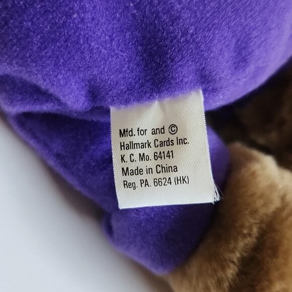 Hallmark Kiss‎ Kiss Brown Bear Movable Head Magnetic Nose Hook & Loop Paws - Picture 8 of 9